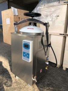 Autoclave horizontal de laboratoire PTS-35HD de bonne qualité, stérilisateur à vapeur sous pression vertical avec 2 paniers de stérilisation - Product Image 2