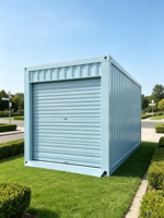 Casa Contenedor Modular Prefabricada, Estructura de Acero Transpirable, Unidad de Almacenamiento Multiusos, Certificación CE, Personalizable