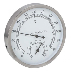 saunaausrüstung <span class=keywords><strong>sauna</strong></span> trocknes nasses dampfbad zubehör temperatur- und feuchtigkeitsmesser edelstahlthermometer - Product Image 2