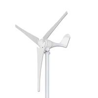 Éolienne à puissance réelle 300w 24V 48V avec contrôleurs MPPT pour éoliennes Sortie CC Vente d'usine avec