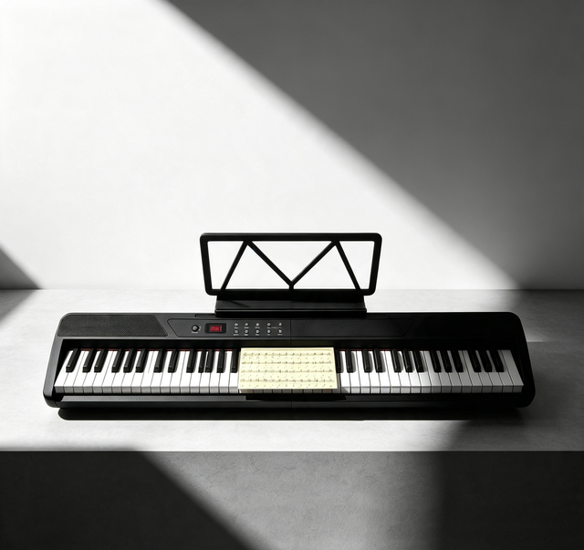 88-Key Rechargeable Lightweight Portable Desktop Digital Piano Electronic Keyboard 127 Rhythms Touch Keys USB MIDI Built-in