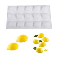 Moules en silicone pour la cuisson de divers fruits, gâteaux, chocolats, glaçons, accessoires de cuisine DIY, citron G26-193