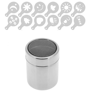 Aangepaste Roestvrij Staal Kruiden <span class=keywords><strong>Shaker</strong></span> Voor Gebraden/Suiker Chocolade Cacao Poeder Kan Zout Peper <span class=keywords><strong>Shaker</strong></span>