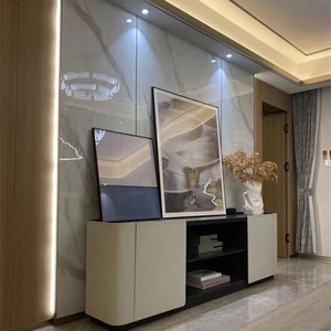 Cao bóng 1200*2440 mét PVC tấm đá cẩm thạch 3D thiết kế UV tường Hội Đồng Quản trị trang trí không thấm nước alternatuve tường bằng đá cẩm thạch tấm trên bán - Product Image 6