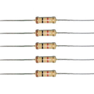 1/4W Carbon Phim Điện Trở Số Lượng Lớn Resistanc P 1000/Túi 2.4R-4M7 Ohm 5% Dung Sai CP dây Cắm Trong Carbon Phim Điện Trở - Product Image 4