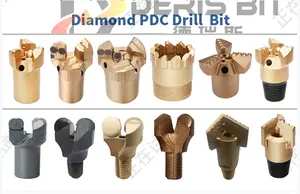 Bits For Drilling 50mm To 445mm Water Well Drilling Diamond Coring Bit 3 Wing 4 5 Plate New Pdc Drag Drill Bits For Clay Rock