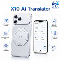 Dispositif de traduction linguistique portable X10, 146 langues, conversation, traduction de photos et de textes hors ligne pour les salons professionnels