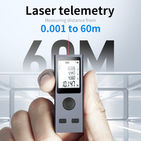 Mini compteur laser de poche intérieur haute précision 30m, télémètre laser numérique avec rétroéclairage LCD