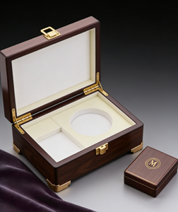 กล่องของขวัญน้ำหอมไม้หรูหราแบบกำหนดเอง กล่องบรรจุภัณฑ์น้ำมันหอมระเหย กล่องของขวัญไม้ทรงสี่เหลี่ยมทำจากแผ่นใยไม้อัดความหนาแน่นสูง - Product Image 3