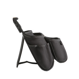 Échantillon gratuit, ceinture à outils en polyester, sac de ceinture à outils pour charpentiers, menuisiers, constructeurs, noir et orange, résistant, avec OEM et ODM - Product Image 2