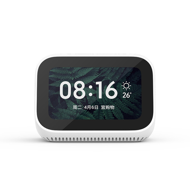 Original for Xiaomi AI Touch Smart Clock Screen Digital Display WiFi Connection Speaker Smart Alarm Clock