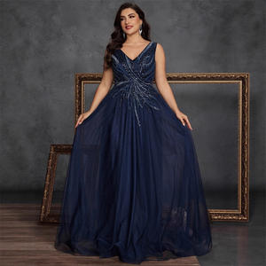 ชุดเดรสออกงานกลางคืนแบบเปิดหลังสำหรับผู้หญิง<span class=keywords><strong>อวบ</strong></span>อ้วนไซส์ใหญ่สไตล์ยุโรปอเมริกัน เหมาะสำหรับงานเลี้ยงค็อกเทลหรืองานทางการ - Product Image 4