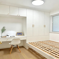 Lit en tatami sur mesure, design épuré, sûr et bien rangé