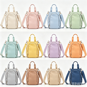 Elegante y Moderna <span class=keywords><strong>Bolsa</strong></span> Organizadora de Botellas de Agua para <span class=keywords><strong>Mujer</strong></span>, de Nailon Resistente, Aislada, Ligera, Portátil, con Correa Cruzada, 2L - Product Image 4