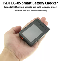 ISDT BG-8S Penganalisis Sinyal Penyeimbang Baterai Pintar QC3.0 Power Bank 1-8S LiPo/LiHV/LiFePO4/NiMH RC Drone Battery 2.4"