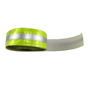 Nastro Riflettente Prismatico ad Alta Visibilità in Poliestere <span class=keywords><strong>PVC</strong></span> per Uniformi - Product Image 4