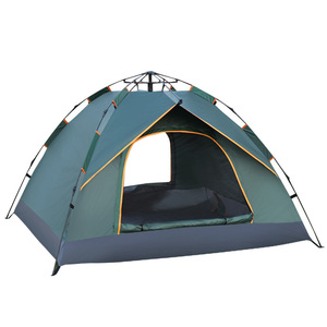 Tente de Camping pour 1, 2 et 3 à 4 personnes, imperméable, à deux portes, installation facile, légère, pour l'extérieur, la randonnée, l'alpinisme - Product Image 1