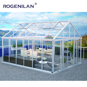 Villas Rogenilan, véranda <span class=keywords><strong>extérieure</strong></span>, serre, horticulture, maison en aluminium, <span class=keywords><strong>double</strong></span> <span class=keywords><strong>vitrage</strong></span>, véranda préfabriquée - Product Image 5