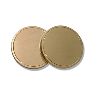 Taglia Premium in metallo solido rame <span class=keywords><strong>TI</strong></span> SS in ottone monete bianche in fabbrica diretta personalizzata stampata UV con tema d'amore tecnica levigata - Product Image 2