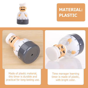 Temporizador de Huevos, Reloj Despertador de Corto Plazo, Temporizador de Cocina de 60 Minutos, Temporizador Mecánico de Cuenta Regresiva para Cocinar y Hornear - Product Image 3