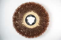 MALISH Nouveau 19 pouces 46 #   Disque de brosse à sol Orange Grit avec plaque d'embrayage NP9200 pour autolaveuse multi-industrie 3kg