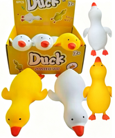 Canard géant moelleux de 36 cm, jouet sensoriel anti-stress, canard en caoutchouc jaune de 14 pouces, canards géants, balle anti-stress, jouets à presser pour la décompression