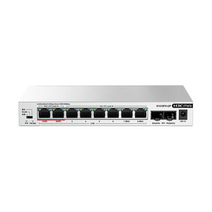 Commutateur Ethernet H3C Neuf et Original 10 Ports 80 Gbit/s 2.5G+ 10 Gb Non Géré PoE+ SNMP QoS S1510FX-UP - Product Image 1