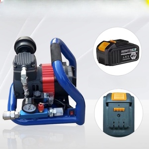 <span class=keywords><strong>Mini</strong></span> pistolet à clous compact portable <span class=keywords><strong>sans</strong></span> huile avec réservoir de stockage d'air pour compresseurs d'air à bois avec batterie au lithium - Product Image 6