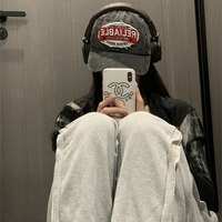 Gorra de Béisbol de Mezclilla Resistente, Unisex, de Algodón, Transpirable, para Primavera/Verano, con Protección Solar, Estilo Duckbill, con Bordado del Alfabeto Inglés