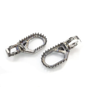 Repose-pieds en titane GR5 série Pro <span class=keywords><strong>2024</strong></span>, 5 mm vers le bas + 10 mm vers l'arrière, mise à niveau ergonomique pour moto tout-terrain <span class=keywords><strong>KTM</strong></span> EXC et course d'<span class=keywords><strong>enduro</strong></span> - Product Image 2