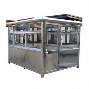 Casetta di Sicurezza Prefabbricata in Acciaio a Prezzo di Fabbrica, Cabina di Guardia Portatile Pronta all'Uso, Chiosco per Ingresso Parcheggio - Product Image 1