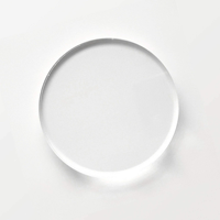 Disques circulaires en acrylique coulé découpé au laser personnalisés en plexiglas optique transparent/formes carrées/rectangulaires en plastique 3mm 4mm