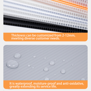 Custom dimensioni PP pannello cavo ondulato scatola di stoccaggio di plastica impilabile <span class=keywords><strong>abbigliamento</strong></span> pieghevole raccogli bidone per il magazzino - Product Image 6