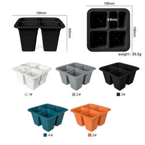 Baki Semai Plastik Silikon untuk Pembibitan Tanaman, Ukuran 4 6 12 Sel, Manual, untuk Kebun Kecil, Produsen Baki Semai untuk Dijual - Product Image 2