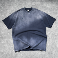 T-shirts à col rond unis en gros DiFan, conception de logo personnalisée, impression sérigraphique, logo graphique, dorure, t-shirts grande taille pour hommes