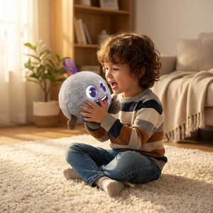 Nouveau jouet en peluche <span class=keywords><strong>monstre</strong></span> intelligent à dialogue IA en coton PP 2026 |   Interaction vocale intelligente parlante |   Robot éducatif compagnon - Product Image 2