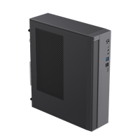 Boîtier SOHOO-SFF Minimaliste pour Bureau Professionnel, Châssis SFF 8.2L, Compatible M-ATX, Boîtier d'Ordinateur de Petite Taille pour Station de Travail
