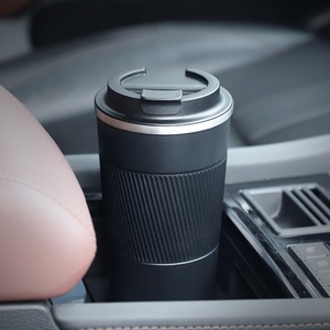 Taza de Café de Acero Inoxidable 316 de 510 ml con Funda Antideslizante, Termo de Viaje para Auto, Botella Aislada - Product Image 6