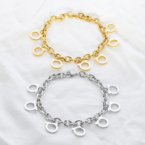 צמיד אותיות חמודים באיכות גבוהה אופנתי, חולצות צמיד מינימליסטי, תכשיטי אופנה לנשים תכשיטים לנשים - Product Image 4