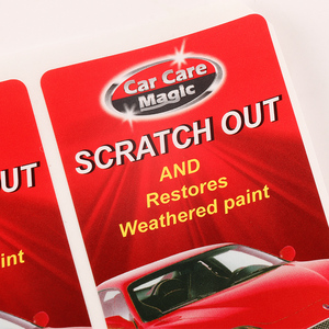 Cá nhân xe làm sạch nhãn PP tổng hợp dính dầu chống thấm nước chống UV in ấn logo Sticker - Product Image 1