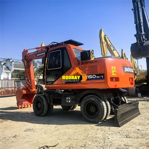 ใช้แล้ว Doosan รถขุด210ล้อมือสอง Doosan DH210W-7 150w-7รถขุดสำหรับขาย Doosan 210 W - Product Image 2