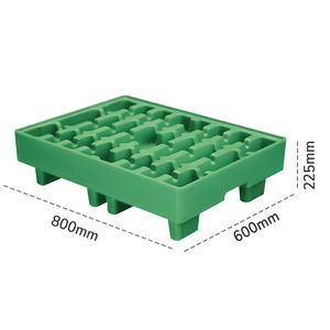 Carvel ถังเก็บรวบรวมโพลีเอทิลีนขนาด800x600x225มม. สำหรับกรดเบสและด่างความจุของ17lt - Product Image 3