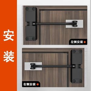 Cierrapuertas de aleación de aluminio, 15-55kg, velocidad ajustable, resorte silencioso, automático, para puerta de madera, diseño minimalista - Product Image 1