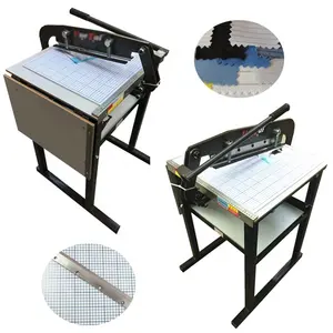 Toothed blade zig zag fabric sample swatch cutting machine textile cloth strip cutter machine