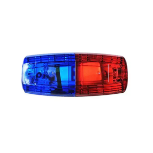 Luce di avviso di traffico a <span class=keywords><strong>LED</strong></span> rossa e blu lampada stroboscopica con segnale Flash a spalla realizzata in materiale plastico e PC - Product Image 1