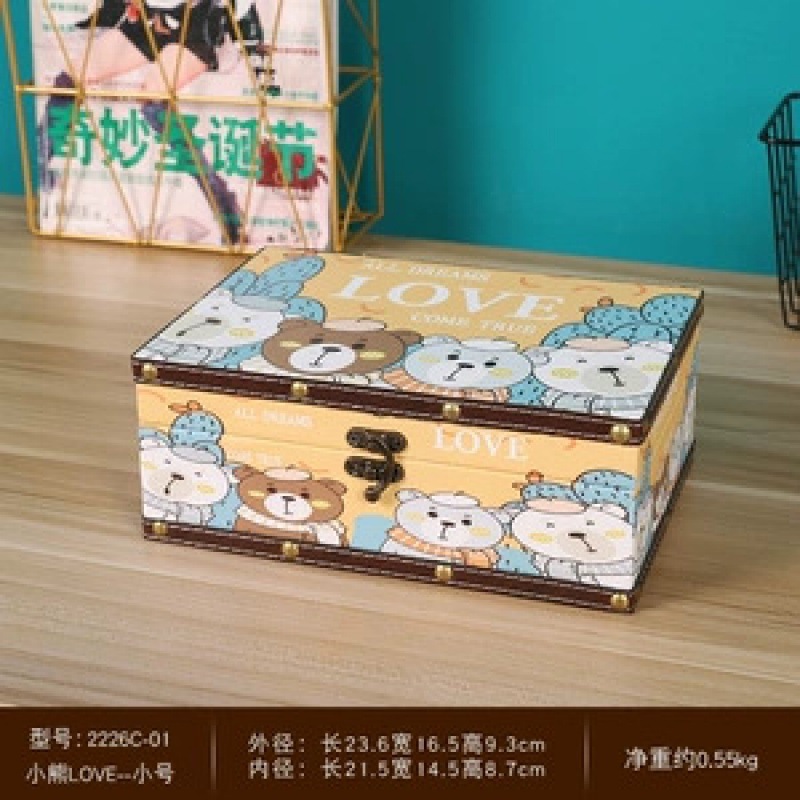 Caja de almacenamiento 2226C - Bear LOVE - Tamaño pequeño