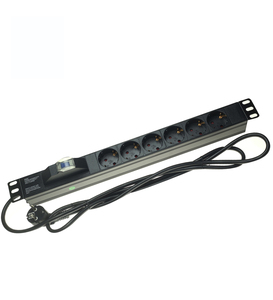 PDU Vertical Schuko Europeo Tipo Alemán, Enchufes Schuko Horizontales con Interruptor de Encendido/Apagado DIN49441 - Product Image 3