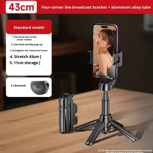 Mới Ultra-<span class=keywords><strong>Mini</strong></span> Điện Thoại Di Động Máy Ảnh Ổn Định Du <span class=keywords><strong>L</strong></span>ịch Xách Tay Hợp Kim Nhôm Bốn Chân Đứng Cho Chụp - Product Image 6