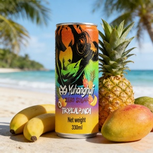 Bebida Energética Tropical Punch 330ml, Carbonatada, Refrescante, Sabor a Frutas Tropicales, Bebida Saludable, Bebida Funcional, Botella Grande para Uso Diario - Product Image 4
