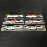 Umpan Lunak Bersambung 10.5g /35g/62g untuk Memancing Ikan Bass, Umpan Swimbait Pra-Rigged untuk Air Tawar & Air Asin